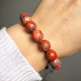 Red Sea Sediment Jaspers Beads 6-8-10mm Round Loose Spacer Beads