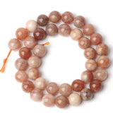 6/8/10mm Sunstone Beads Round Spacer Beads 15''