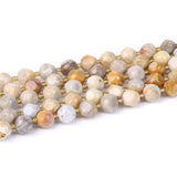 6 8 10mm Natural Stone Square Beads Faceted Jades Agates Bead Spacer