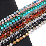 6 8 10mm Natural Stone Square Beads Faceted Jades Agates Bead Spacer