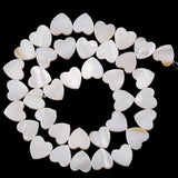 Natural Love Shell Beads Mother Of Pearl Shell Loose Beads Necklace Bracelet