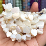 Natural Love Shell Beads Mother Of Pearl Shell Loose Beads Necklace Bracelet
