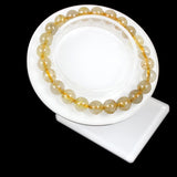 Blonde Crystal Bracelet Titanium Crystal Jewelry