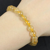 Blonde Crystal Bracelet Titanium Crystal Jewelry