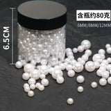 Mixed Pearls Beads 6-8-12mm DIY Crystal Drop Marine Accessories