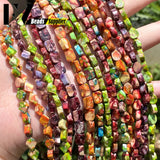 6*8*3mm Sea Sediment Jaspers Beads Rectangle Shape Beads For Jewelry Making
