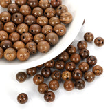 Natural Stripe Spacer Wooden Beads Necklace Diy Jewelry Making Charm Unfinished