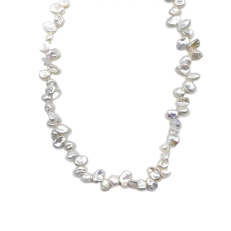 6-8MM 70Pcs Petal Baroque Light Freshwater Pearl Beads