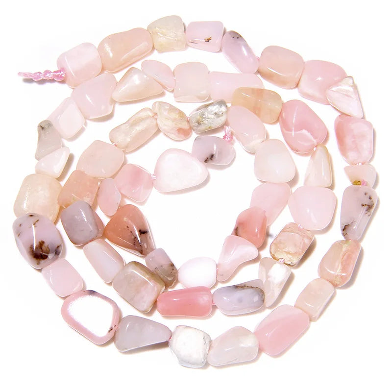6-8MM Natural Gravel Stone Beads for Jewelry Making