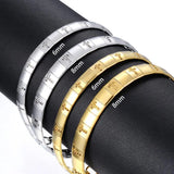 6/8MM Stainless Steel Snake Chain Cross Choker Necklace