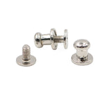 100pcs 6x8mm Round Head Cone Screwback Metal Studs Rivet Bullet Punk Spots