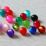 Mixed Cat's Eye Resin Beads for Bracelet Making