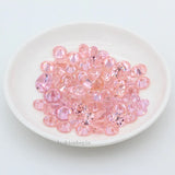 6-8mm 2-Hole Sew-On CZ Round Pendants for DIY Jewelry Making