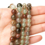6/8mm Rutilated Quartz Beads Natural Stone Round Spacer Beads For Jewelry Making