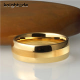 Tungsten Carbide Wedding Band Men Women Brushed Polished Comfort Fit