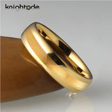 Tungsten Carbide Wedding Band Men Women Brushed Polished Comfort Fit