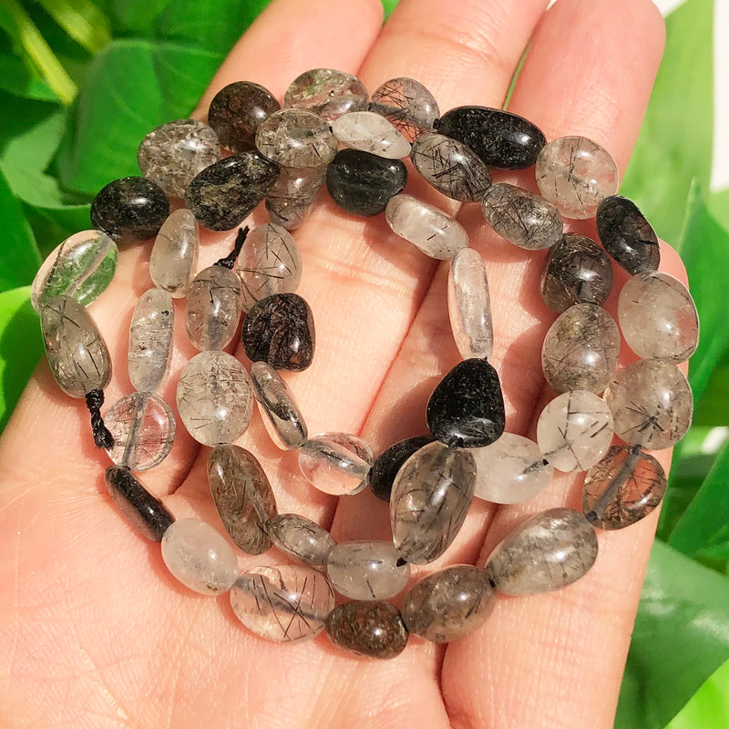 6-8mm Irregular Quartzs Beads Natural Loose Spacer Beads