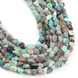 6-8mm Natural Phoenix Turquoise Beads for DIY Bracelet Making
