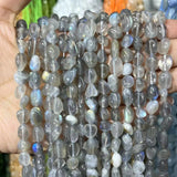 Labradorite Loose Spacer Beads for DIY Necklace/Bracelet