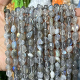 Labradorite Loose Spacer Beads for DIY Necklace/Bracelet