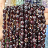 Red Garnet Natural Stone Beads 6-8mm for DIY Necklace/Bracelet