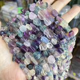Irregular Colorful Fluorite Quartz Stone Beads for DIY Jewelry Making