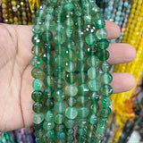 6*8mm Agates Faceted Crystals Loose Beads 15'' Strand Jewelry Making