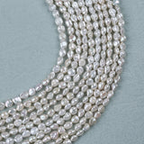 6-8mm Freshwater Pearls Baroque Beads DIY Jewelry Necklace Bracelet