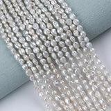 6-8mm Freshwater Pearls Baroque Beads DIY Jewelry Necklace Bracelet