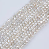 6-8mm Freshwater Pearls Baroque Beads DIY Jewelry Necklace Bracelet