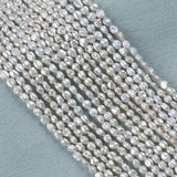 6-8mm Freshwater Pearls Baroque Beads DIY Jewelry Necklace Bracelet