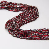Natural Garnet Stone Gravel Beads 15'' Strand for Jewelry Making