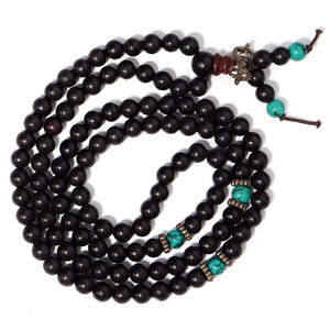 6/8mm Natural Sandalwood Beads Wrist Bracelet DIY Strand Bead Wooden Pray