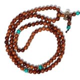 6/8mm Natural Sandalwood Beads Wrist Bracelet DIY Strand Bead Wooden Pray