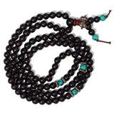 6/8mm Natural Sandalwood Beads Wrist Bracelet DIY Strand Bead Wooden Pray