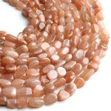 6-8mm Sunstone Beads Natural Stone for Jewelry Making 15inches