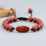 Natural Stone Bracelet Geometric Shape Beaded Bangles
