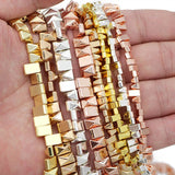 6/8mm Natural Hematite Spacers Loose Beads for Jewelry Making DIY Bracelets