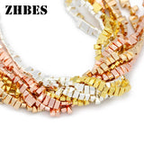 6/8mm Natural Hematite Spacers Loose Beads for Jewelry Making DIY Bracelets