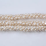 6-8mm Baroque Freshwater Pearl Strands Side Hole Chain
