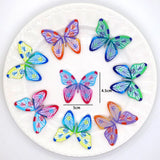 Butterfly Acrylic Earring Charms DIY Keychains Pendants