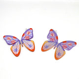 Butterfly Acrylic Earring Charms DIY Keychains Pendants