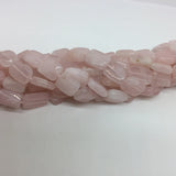 Natural Rose Quarz Crystal Gem Bracelet Necklace DIY Health Gemstone