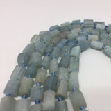 Aquamarine Stone Beads for Jewelry Making DIY Luck Health