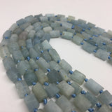 Aquamarine Stone Beads for Jewelry Making DIY Luck Health