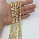 Natural Citrine Stone Beads for Jewelry Making DIY Gift