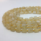 Natural Citrine Stone Beads for Jewelry Making DIY Gift