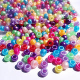 6*9MM Colorful Pony Big Hole Beads for Kids DIY