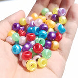 6*9MM Colorful Pony Big Hole Beads for Kids DIY
