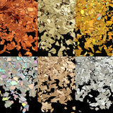6 Bags Metallic Glitter Flakes Epoxy Resin Filling Nail Art Sequins
